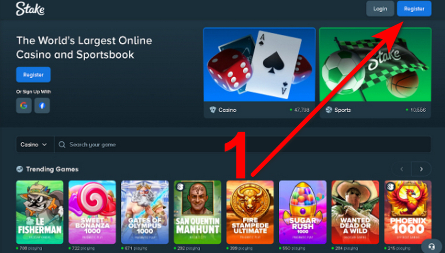 Stake Chicken Road Registration