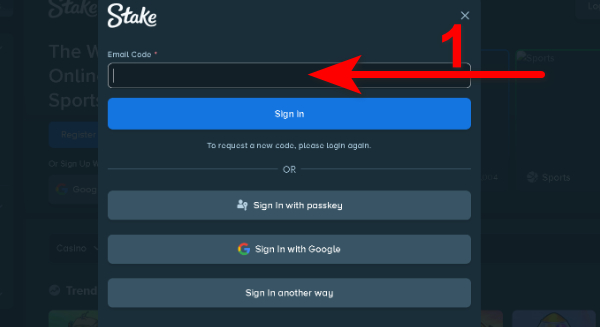 Deposit at Stake Chicken Road Step2